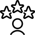 Star person icon